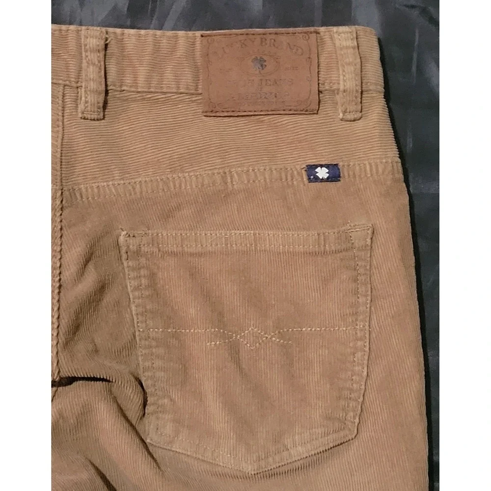 Lucky Brand Girls Corduroy‎ Pants Brown Size Youth 16 Cooper Slim Back To School